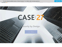 Tablet Screenshot of case27.com